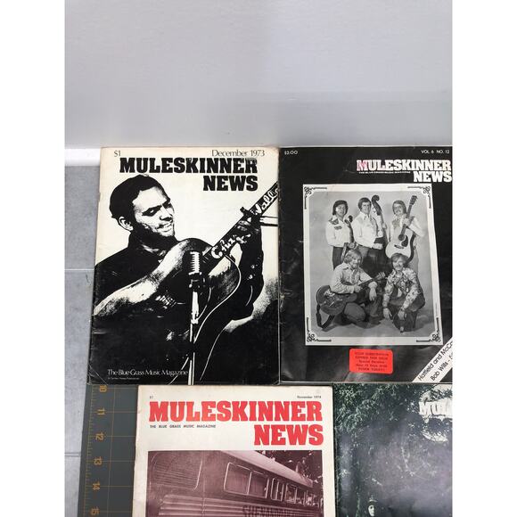 Muleskinner News Bluegrass Music Magazine 1-1973 2-1974 2-Vol 6 No 11 & 12 - Picture 2 of 9